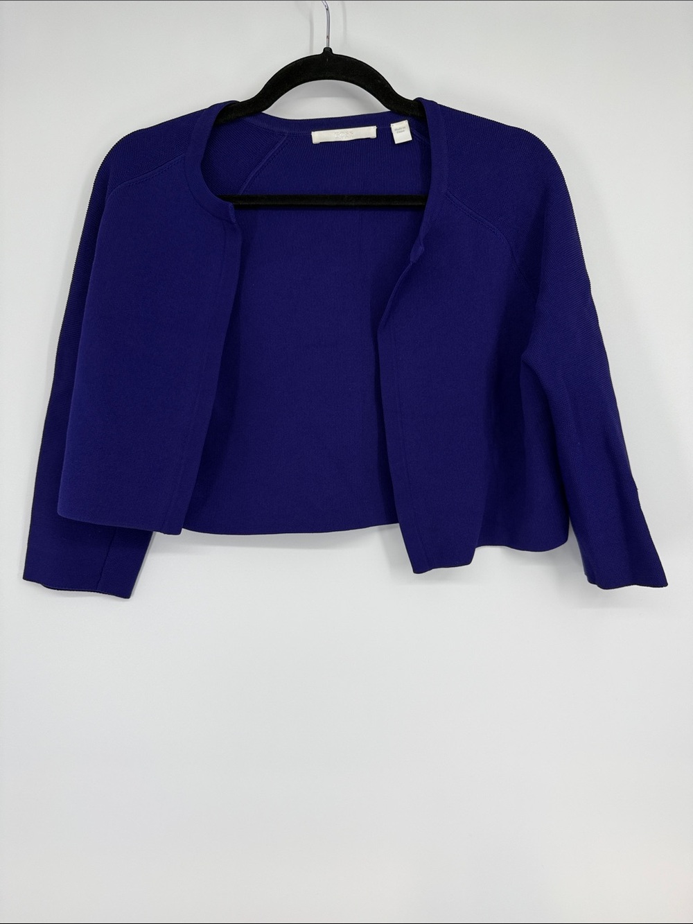 Hugo Boss Cropped Purple Cardigan Size medium
